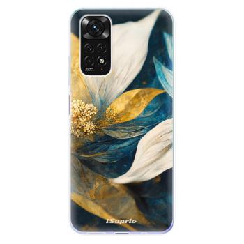 Odolné silikonové pouzdro iSaprio - Gold Petals - Xiaomi Redmi Note 11 / Note 11S