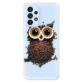 Odolné silikonové pouzdro iSaprio - Owl And Coffee - Samsung Galaxy A33 5G