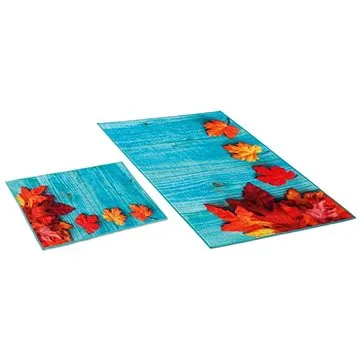 Bellatex 3D tisk sada - BEZ VÝKROJE 60 × 100, 60 × 50 cm WC - javorové listy (5215)