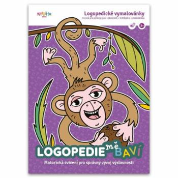 Logopedie mě baví - 1. díl - logopedické vymalovánky - motorická cvičení - kolektiv autorů, Škodová Lucie