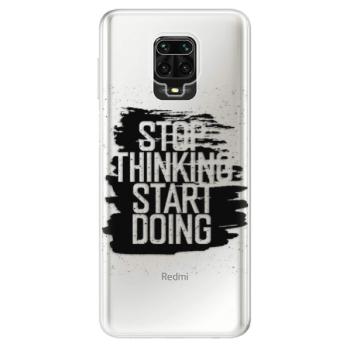 Odolné silikonové pouzdro iSaprio - Start Doing - black - Xiaomi Redmi Note 9 Pro / Note 9S