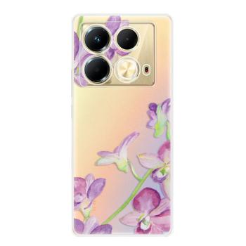 Odolné silikonové pouzdro iSaprio - Purple Orchid - Infinix Note 40