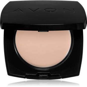 Avon True Colour krémový make-up s pudrovým efektem odstín 125G Warm Ivory 9 g