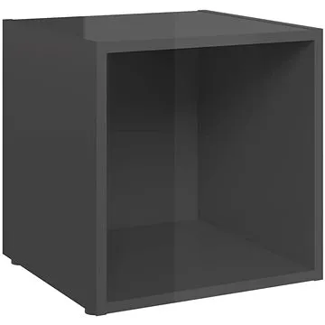 SHUMEE šedá s vysokým leskem, 37 × 35 × 37 cm  (805522)