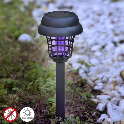 InnovaGoods Solární lampa proti komárům do zahrady Garlam