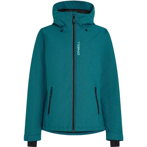 O'Neill FWC'CRUZ MELANGE Dámská lyžařská/snowboardová bunda, tyrkysová, velikost