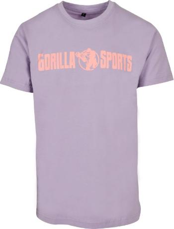 Gorilla Sports Sportovní tričko, fialová/korálová, XL