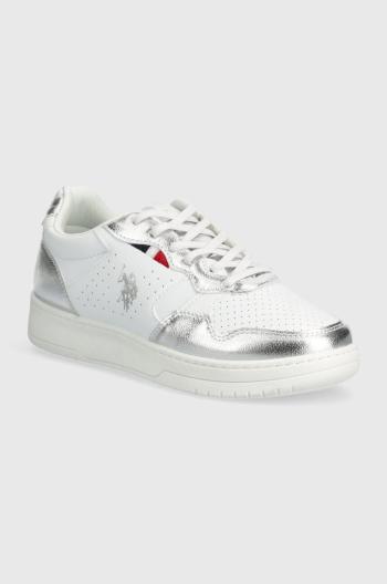 Dětské sneakers boty U.S. Polo Assn. DENNY004A bílá barva