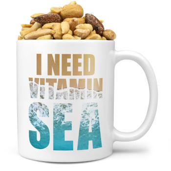 Hrnek Vitamín SEA (Náplň hrníčku: Směs slaných oříšků)