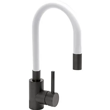 Baterie dřezová BLACK FLEXIBLE bílá (5906083081675)