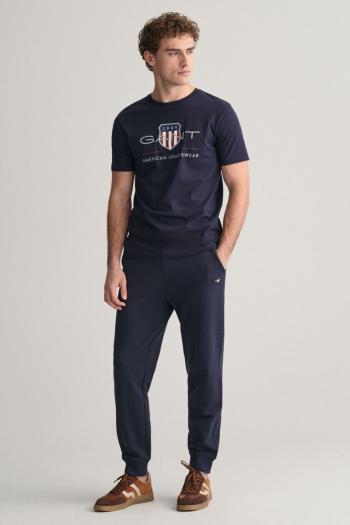 TEPLÁKY GANT REG SHIELD SWEATPANTS EVENING BLUE