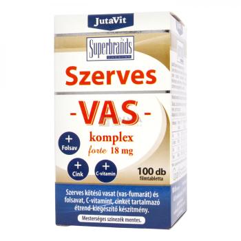 JutaVit Szerves Vas komplex forte 18 mg filmtabletta 100 db