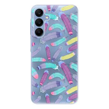 Odolné silikonové pouzdro iSaprio - Feather Pattern 01 - Samsung Galaxy A25 5G