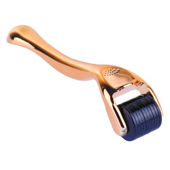 Palsar 7 Mikrojehličkový váleček na ošetření obličeje (Single Microneedle Roller Golden Handle)