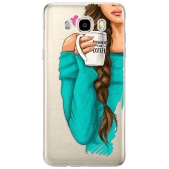 iSaprio My Coffe and Brunette Girl pro Samsung Galaxy J5 (2016) (coffbru-TPU2_J5-2016)