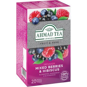 Ahmad Tea Mixed Berries & Hibiscus ovocný čaj s ibiškem 20x2 g