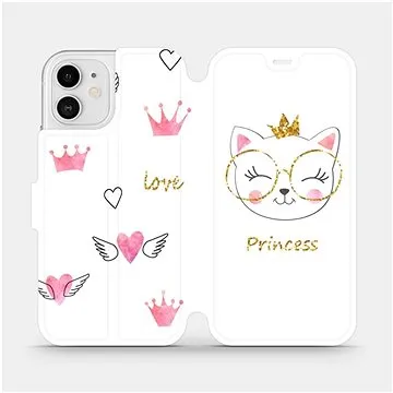 Flipové pouzdro na mobil Apple iPhone 12 - MH03S Kočička princess (5903516374892)