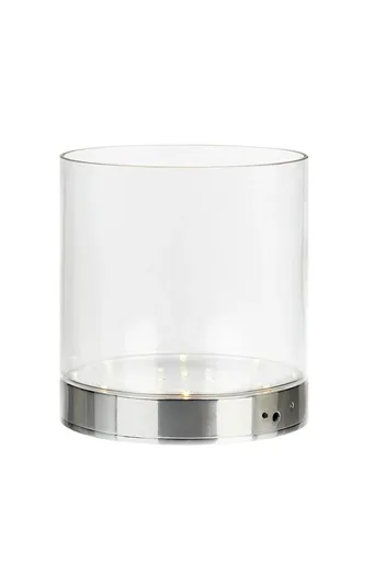 Markslöjd skleněná svítící váza Bouquet průhledná 19 cm