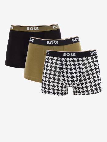 BOSS Boxerky 3 ks Zelená