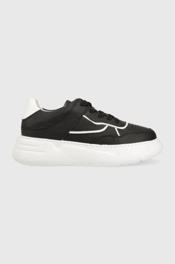 Kožené sneakers boty Answear Lab černá barva