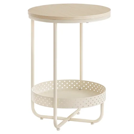 Odkládací stolek E1015 CRM, krémová