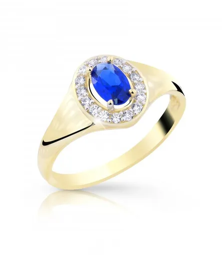 Cutie Jewellery Luxusní prsten ze zlata se zirkony Z8055-60-X-1 56 mm