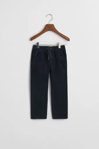 KALHOTY GANT CORD PULL ON PANTS EVENING BLUE