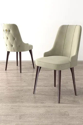 Sada židlí (4 kusy) Newa - Cream, Brown