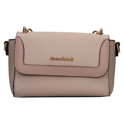Dámská crossbody kabelka Marina Galanti Zea - béžovo-růžová