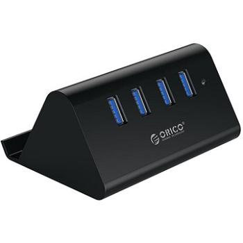 Orico USB-A Hub 4xUSB 3.0 with Stand (SHC-U3-V2-BK-BP-CZ)