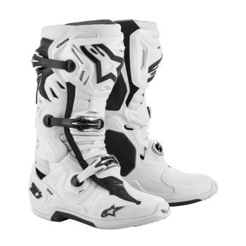 Moto boty Alpinestars Tech 10 Supervented perforované bílá  48