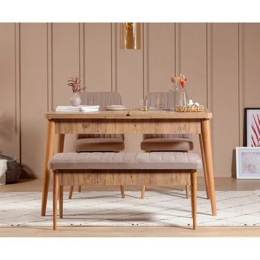 Jídelní set s rozkládacím stolem a židlemi (4 kusy) Vina 0900 - Atlantic Stone