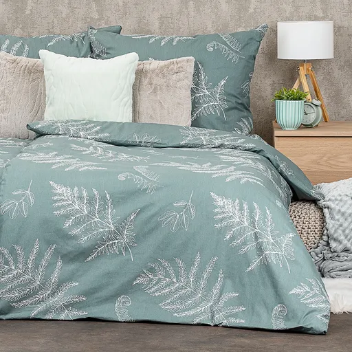 4Home Bavlněné povlečení Fern, 140 x 200 cm, 70 x 90 cm