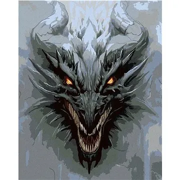 Malování podle čísel - Hlava draka (HRAbz33316nad)
