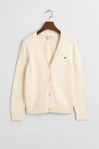 KARDIGÁN GANT CLASSIC COTTON CARDIGAN CREAM