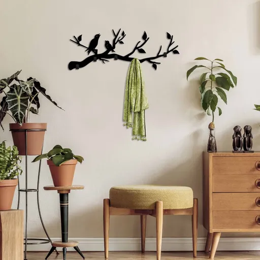 Kovový háček na zeď Escaped Birds