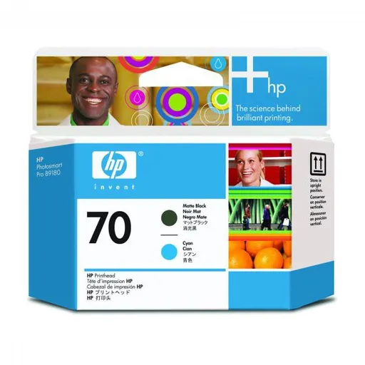HP C9404A - originální tisková hlava HP 70, azurová