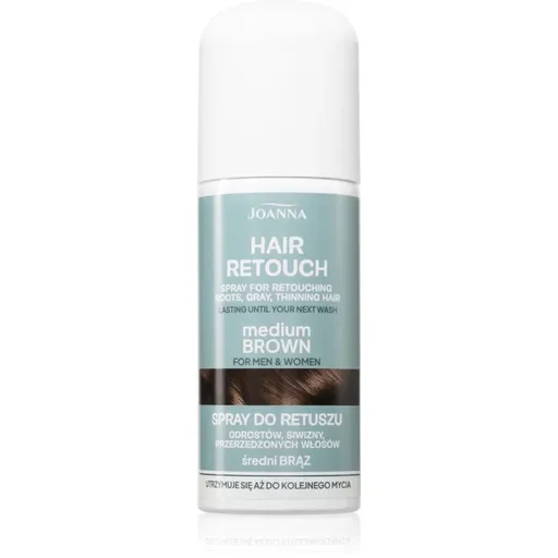 Joanna Hair Retouch Spray sprej pro zakrytí šedin Medium Brown 75 ml