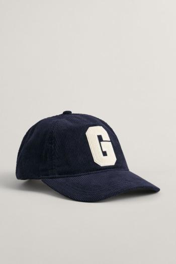 KŠILTOVKA GANT G BADGE WASHED CORD CAP EVENING BLUE