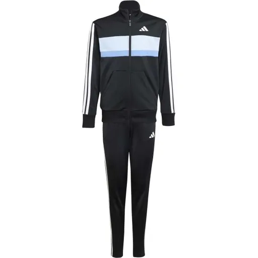 adidas 3-STRIPES TIBERIO Dětská souprava, černá, velikost