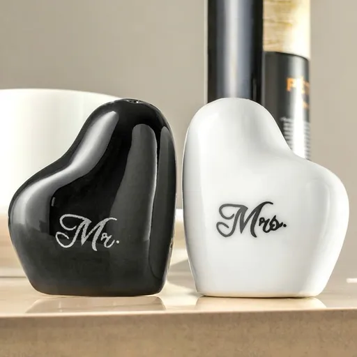 Slánka a pepřenka srdce Mr. & Mrs.