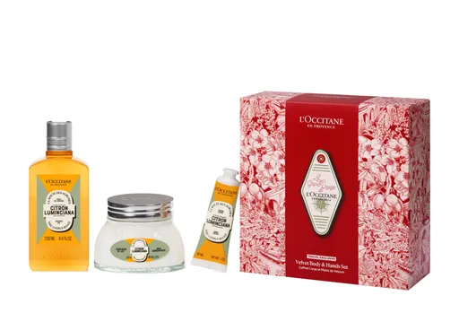 L'Occitane en Provence Dárková sada Velvet Body & Hands Set