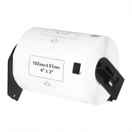 Kompatibilní role etiket pro Brother DK-11240, 102mm x 51mm, 600 etiket