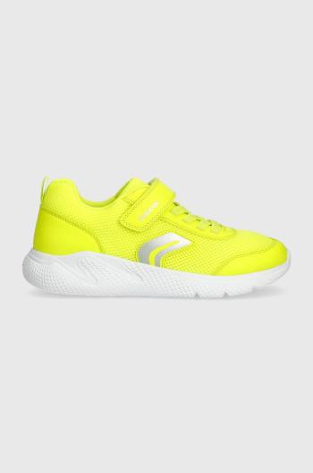 Dětské sneakers boty Geox SPRINTYE zelená barva