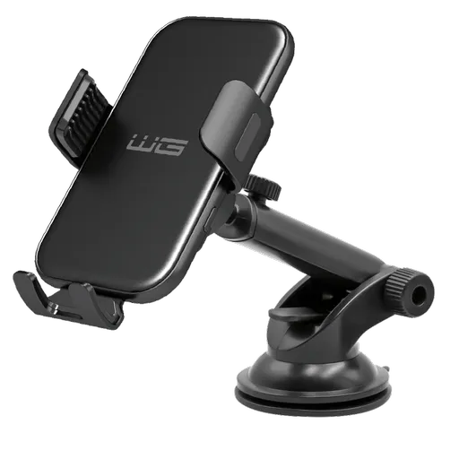 WG - Nabíječka do auta WG 41, bezdrátová 15W, 2 druhy úchytů, černá