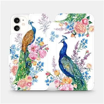 Flipové pouzdro na mobil Apple iPhone 11 - MX08S Pávi (5903516025855)