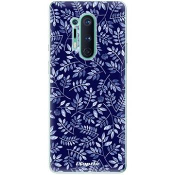 iSaprio Blue Leaves pro OnePlus 8 Pro (bluelea05-TPU3-OnePlus8p)