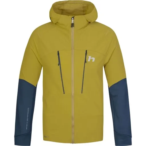 Hannah TRANE HOODY Pánská hybridní bunda, zelená, velikost