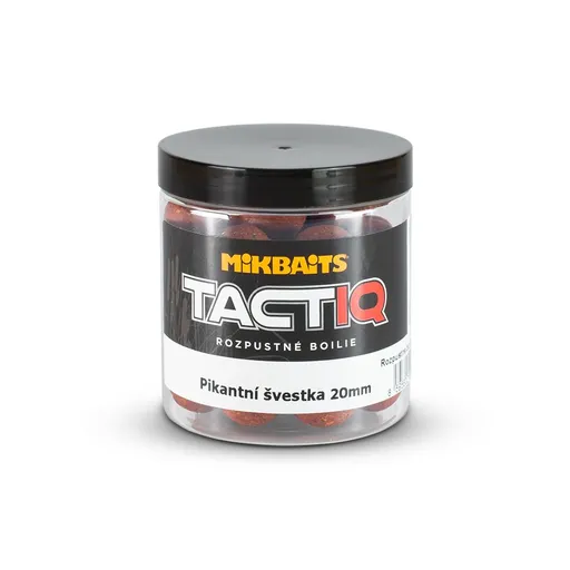 Mikbaits Rozpustné boilie TactiQ Pikantní švestka 250ml - 20mm,Mikbaits Rozpustné boilie TactiQ Pikantní švestka 250ml - 20mm