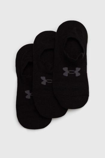 Ponožky Under Armour 3-pack černá barva